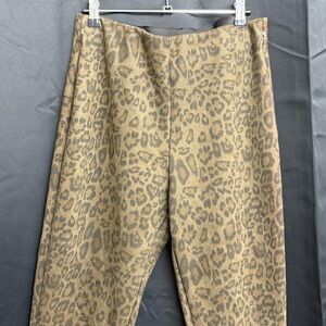 Zara Cheetah Suede Legging size Large